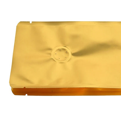Bolsas para Empaque de Café Doradas 125 g Pack x 50u Válvula Integrada