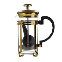 Cafetera Prensa Francesa 350ml  Diseño Dorado Oro Lujo