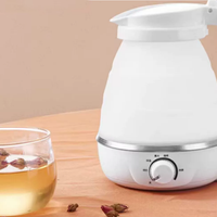 Calentador Hervidor de Agua Plegable Eléctrico Viajero 600ml