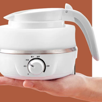 Calentador Hervidor de Agua Plegable Eléctrico Viajero 600ml