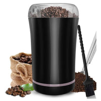 Kit Cafetera Italiana | Moka 150ml + Café Insignia 250g + Molino Electrico + Cuchara + Mensaje Personalizado