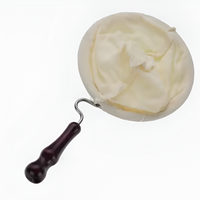 Filtro de Tela Franela Mango en Madera para Café Reutilizable Goteo