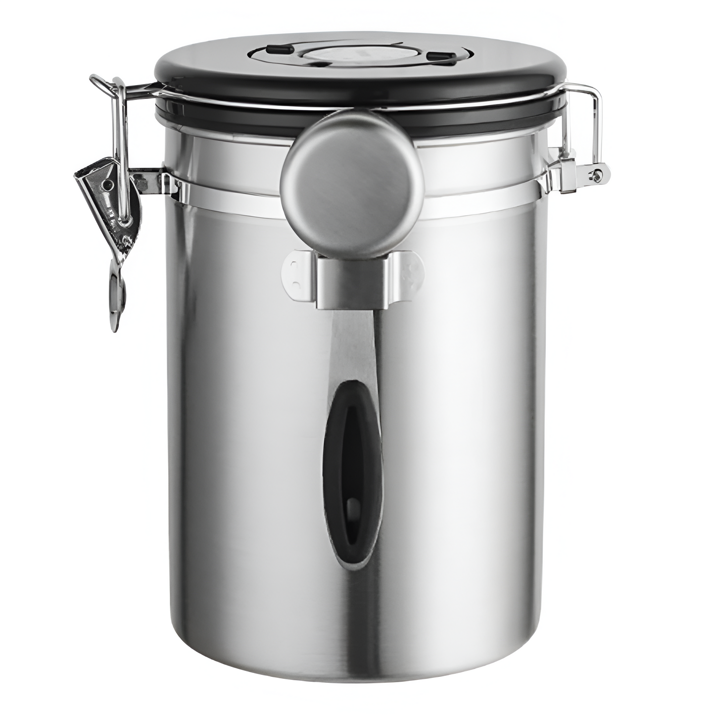 Recipiente para Almacenar Café Color Plata Hermetico y Sin entrada de Luz 900g