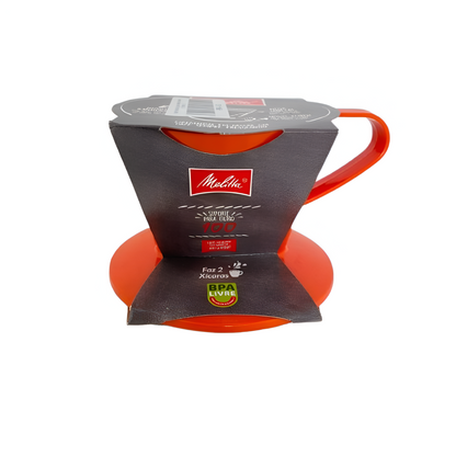 Porta Filtros Melitta Naranja 2 Tazas #100