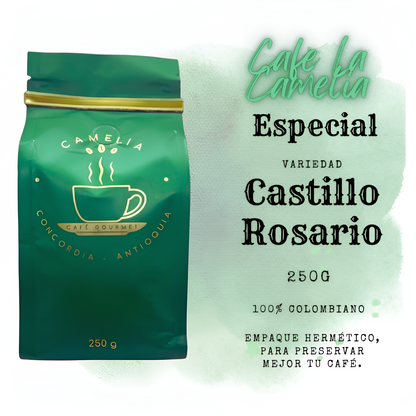 Café de Especialidad Variedad Castillo Rosario - La Camelia 250g