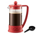 Cafetera Prensa Francesa Bodum Brazil Roja 1000ml
