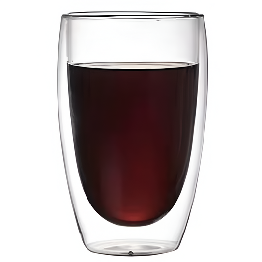 Vaso Cristal Borosilicato Doble Fondo 650ml