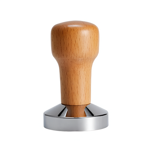 Tamper para Café Madera y Acero 58mm Espresso Barista