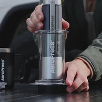 Molino Manual Profesional AeroPress Muelas Conicas Italianas en Acero Inoxidable Ajuste 60 Clics