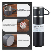 Kit Cafe Especial con Termo Termico y Pocillos Acero Inoxidable
