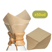 Filtros de Papel para Chemex 6-8 Tazas x40ud