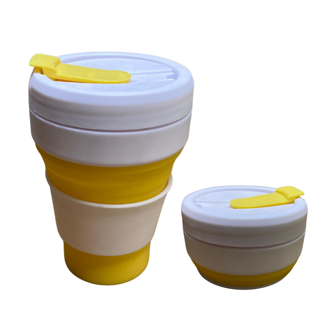 Vaso En Silicona Reutilizable Retráctil 350ml