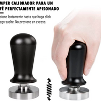Tamper para Café Espresso Calibrado Con Retorno 51mm