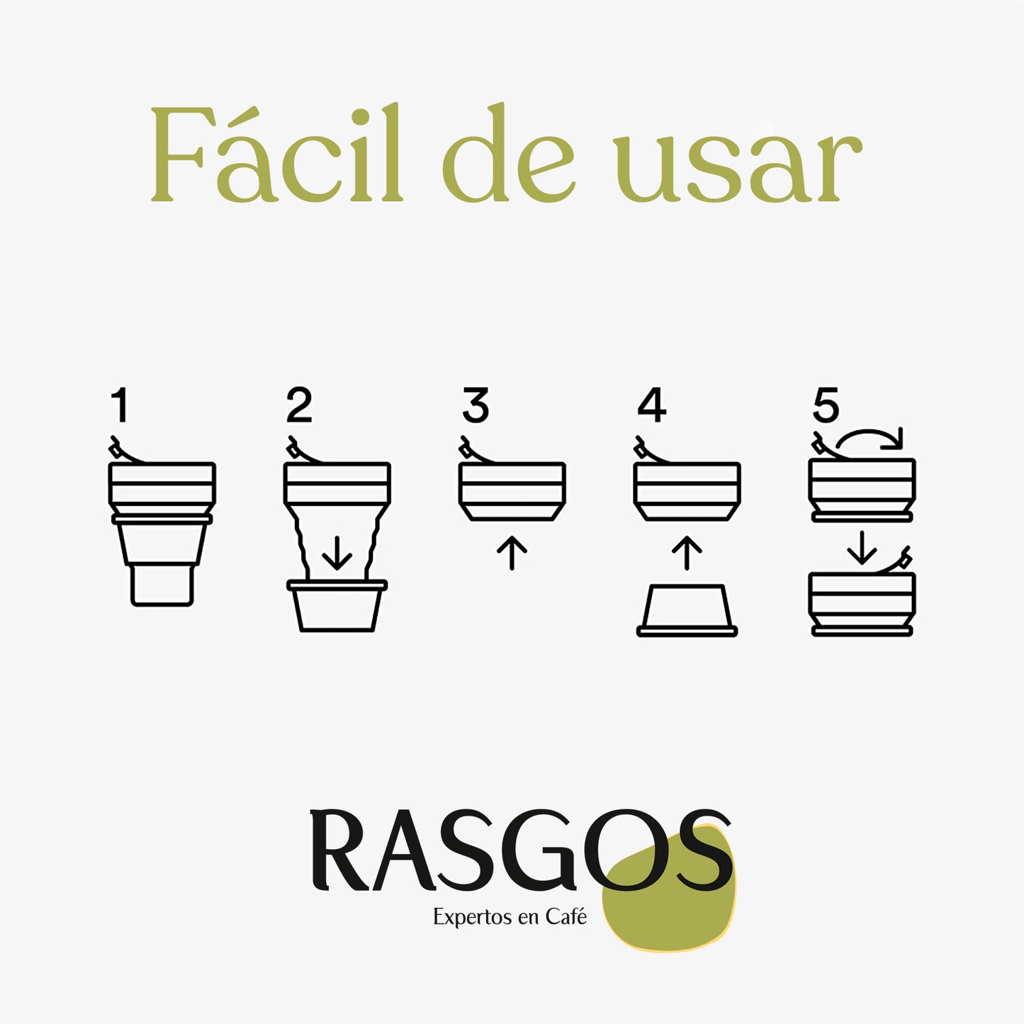 Vaso En Silicona Reutilizable Retráctil 350ml