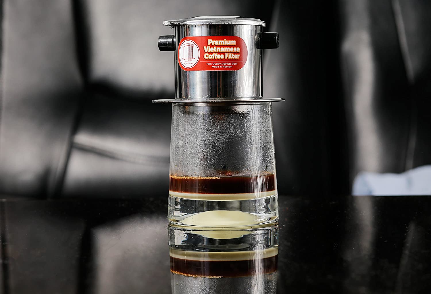 Cafetera Vietnamita De Acero Inoxidable: Filtro De Goteo Portátil, Reutilizable (Sin Papel) Para Un Café Suave Y Dulce