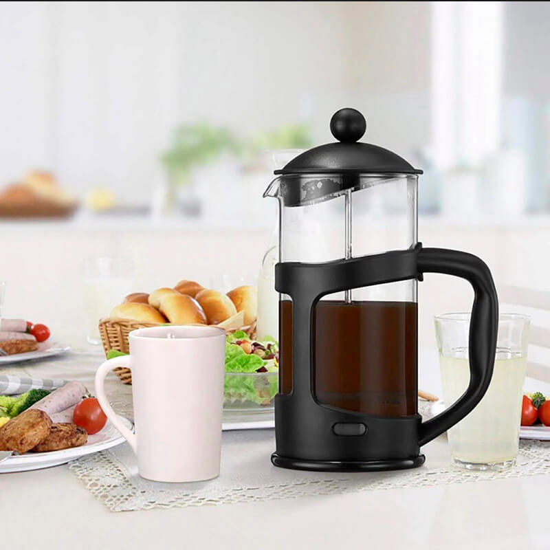 Prensa Francesa Negra Clasica 350ml RASGOS