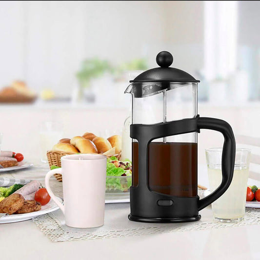 Prensa Francesa Negra Clasica 350ml RASGOS