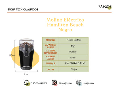 Molino Eléctrico Hamilton Beach