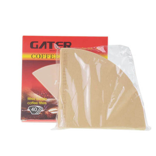 Filtros GATER De Papel Natural Para V60 X40 - 01 / 02