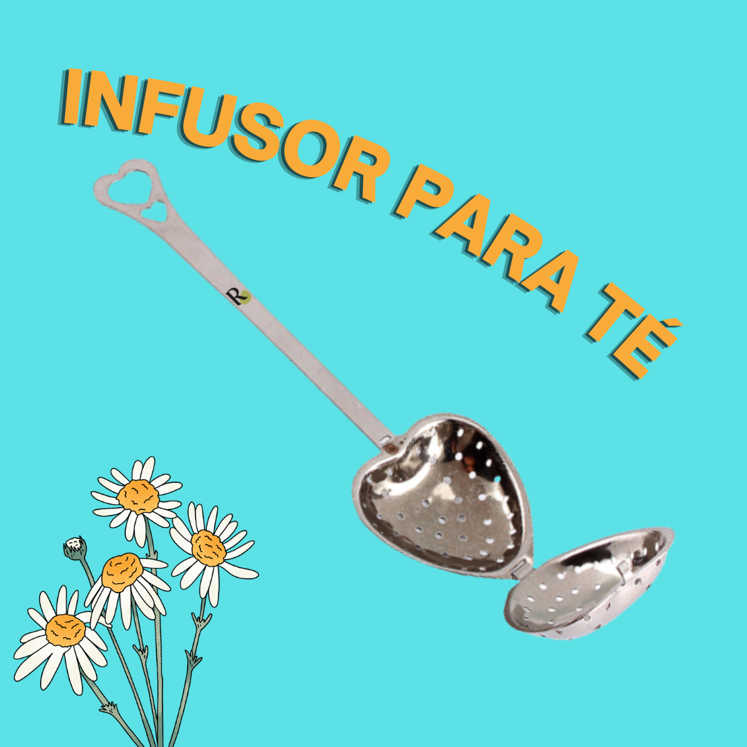 Cuchara Infusora para Té en Acero Inoxidable