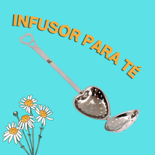 Cuchara Infusora para Té en Acero Inoxidable