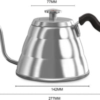 Jarra Cuello Ganso Termometro Acero 1000ml Plata