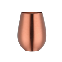 Set Vasos x 3 Unidades Acero Inoxidable