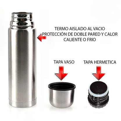 Termo Acero Inoxidable Doble Capa
