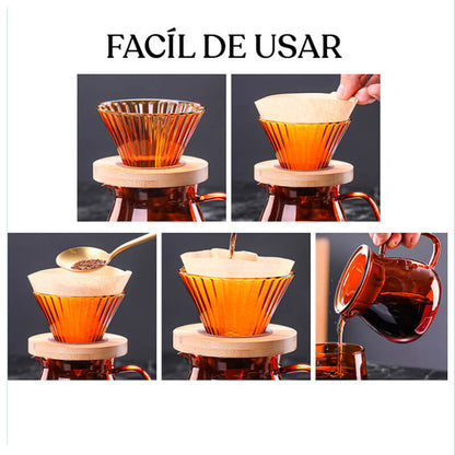 Dripper V60 Madera-Cristal 02