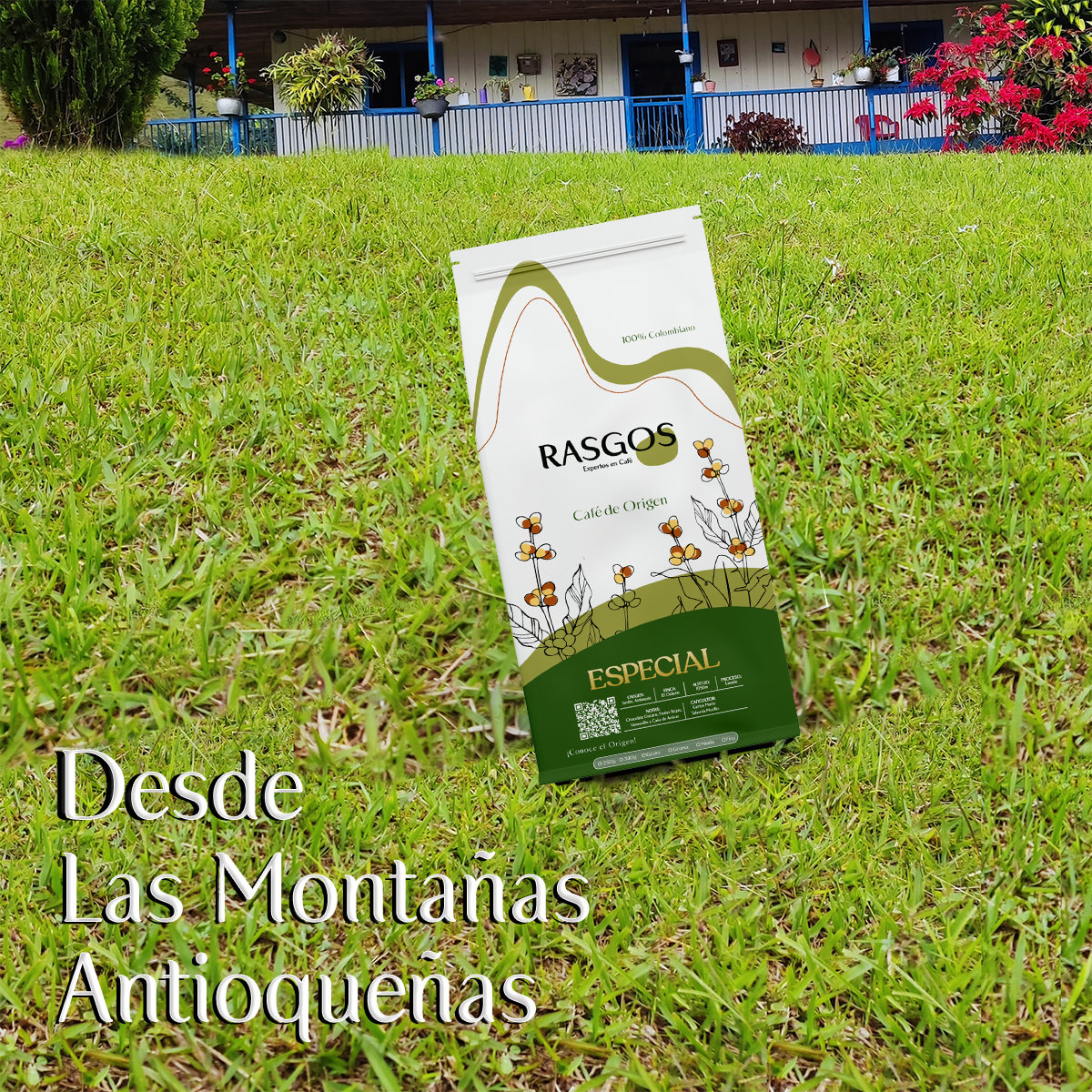 Café Especial RASGOS Origen Jardín - Antioquía 250g