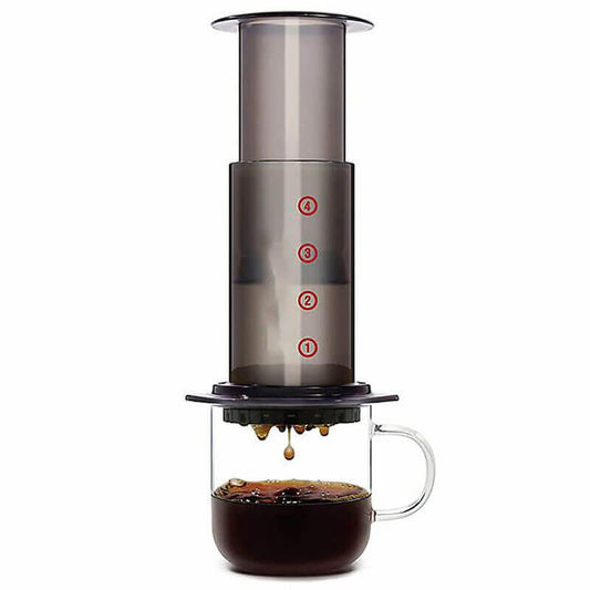 Cafetera De Aire A Presión Negra