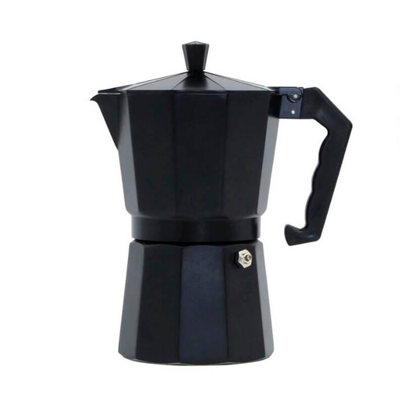 Cafetera moka 12 tazas negra
