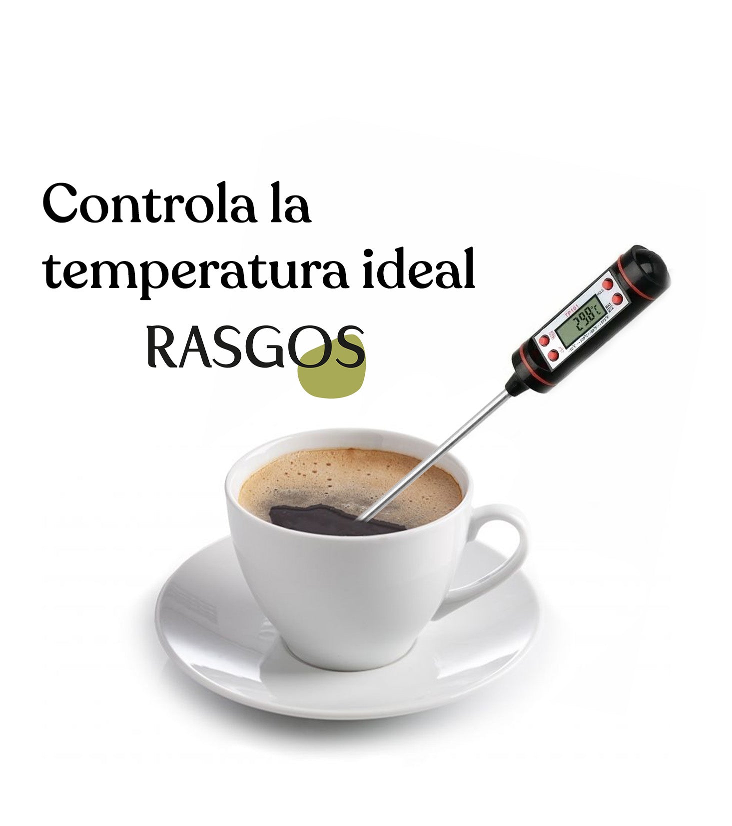 Termómetro Digital De Cocina Punzón Temperatura Comida Bebidas RF TP300