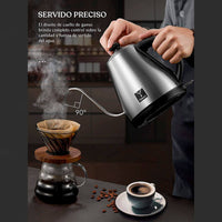 Jarra Hervidora Eléctrica Cuello de Cisne con Termometro