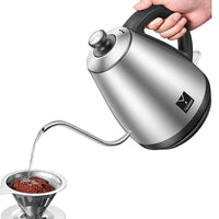 Jarra Hervidora Eléctrica Cuello de Cisne con Termometro