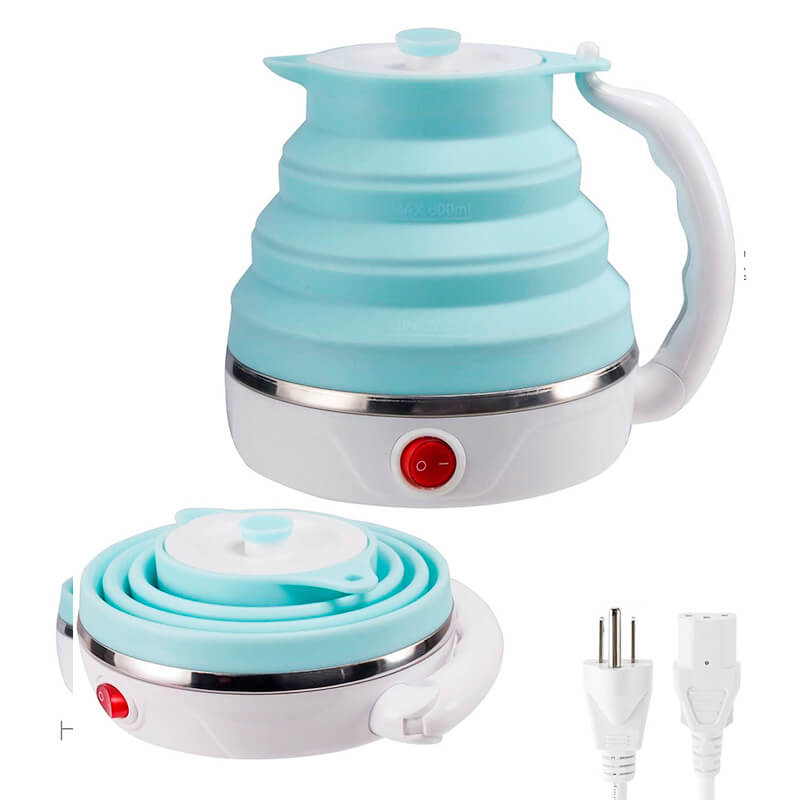 Calentador Hervidor de Agua Plegable Eléctrico Viajero 600ml