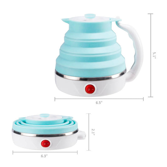 Calentador Hervidor de Agua Plegable Eléctrico Viajero 600ml
