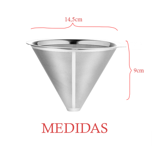 Filtro de Acero Inoxidable para Chemex