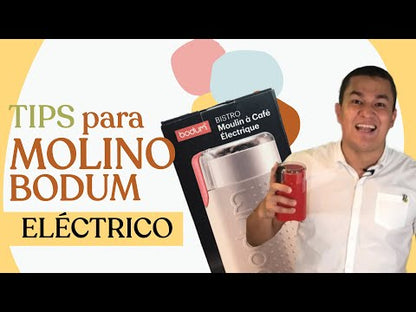 Molino Electrico Bodum Bistro Blanco Original de Cuchillas