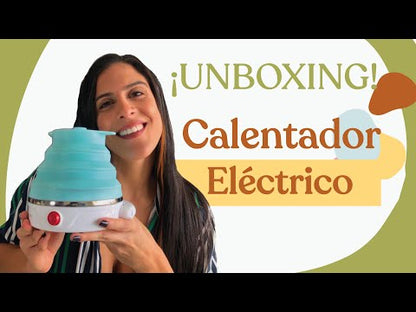Calentador Hervidor de Agua Plegable Eléctrico Viajero 600ml