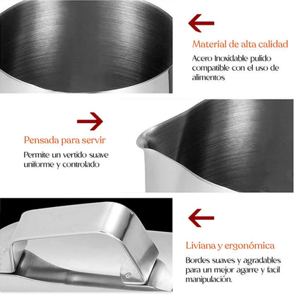 Jarra Arte Latte Con Termómetro 350ml