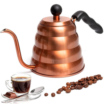 Hervidor de Café de Cuello de Cisne 1.2 Litros Cobre