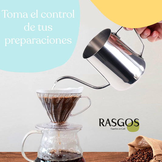 Jarra Cuello de Ganso Tetera Acero Inoxidable 600ml