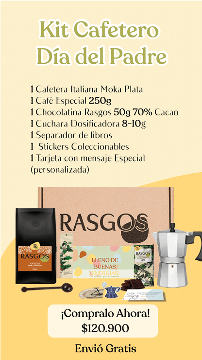 Kit Día Del Padre Cafetero Moka