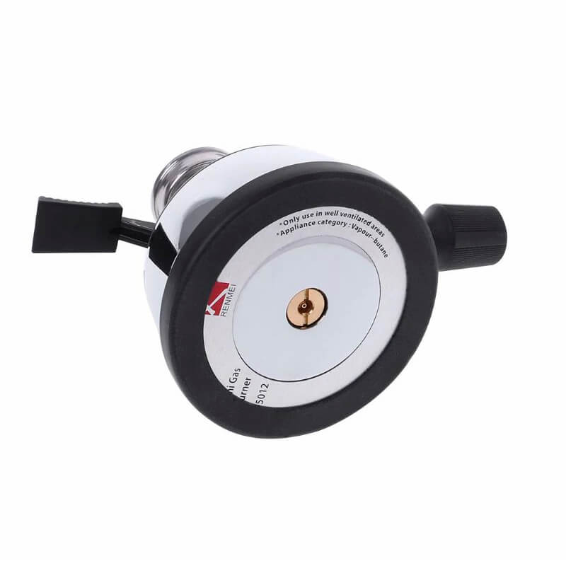 Mechero Quemador de Gas Acero Negro