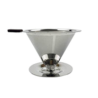 V60 con Filtro en Acero Inoxidable 2 en 1