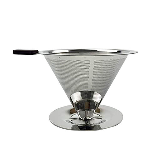 V60 con Filtro en Acero Inoxidable 2 en 1