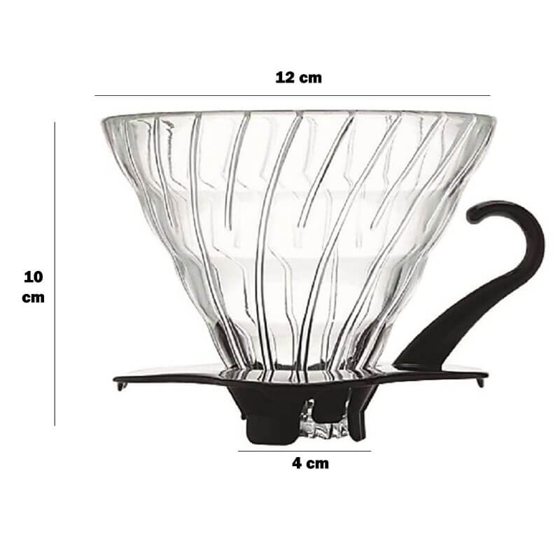 Cafetera Método Dripper V60 Base Negra 02