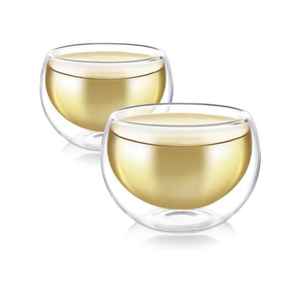 Vaso Doble Fondo Borosilicato 50ml